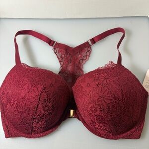 Auden Lace Plunge Racerback Bra 38DD